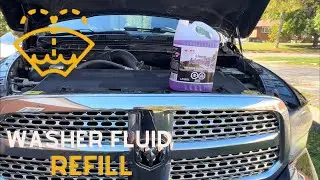 Don’t Drive Blind! How to Refill Washer Fluid on a Ram 1500