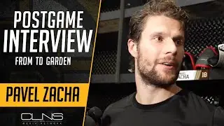 Pavel Zacha on OT Winner in Bruins 2 Goal Comeback vs Panthers