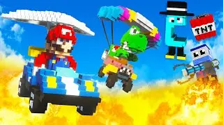 We Ruin Mario Kart with Insane Lasers and Explosives in Teardown!