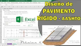 Diseño de Pavimento Rígido según AASHTO - (Plantilla excel profesional)