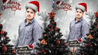 Christmas Day Photo editing | Picsart Lightroom Merry Christmas Day Photo editing Tutorial 🎄