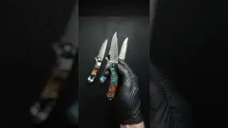 EDC Pocket Knife Selection  #damascussteel #edc