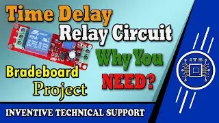 Delay ON Timer Circuit using 555 Timer IC and Relay Module | Delay Circuit | DIY Electronics Circuit