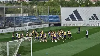 Entrenamiento Real Madrid Bajas Bellingham y Rodrygo