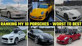 Ranking my 10 Porsches - WORST to BEST