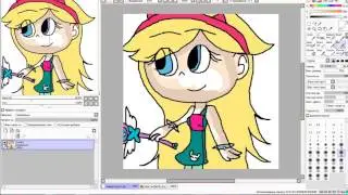 Рисуем Star butterfly.