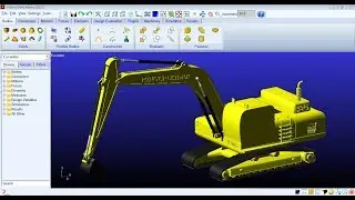 Excavator Simulation using MSC ADAMS/View