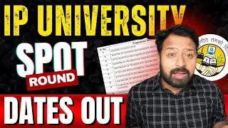 IPU Spot Round Guidelines 2025✅BTech |GGSIPU spot round cutoff