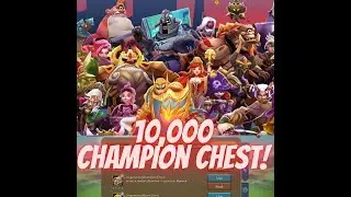 10K Champion Chest Openings My Road to Full Mythic Champ #LordsMobile #Champgear
