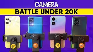 Redmi Note 12 5G Vs Realme 10 Vs Redmi Note 11 Vs Realme C35 Camera Test.
