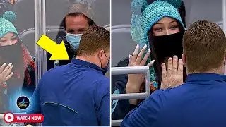 Hockey fan urgently notices manager's neck, what she does next saves his life...