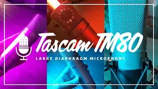 Tascam TM80 Large Diaphragm Condenser Mic Unboxing, Disassembly, and Sound test vs the Rode PodMic
