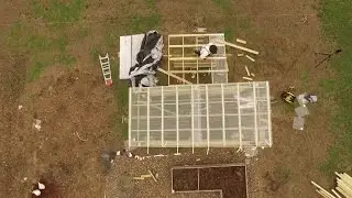 BUILDING A GREENHOUSE IN WINTER USING TUFTEX