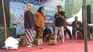 ludrukan di pasar rakyat wonosalam tgl 15 februari 2025