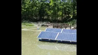 How to install solar aerator by JNTECH
