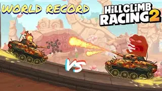 CRAZY TANK WORLD RECORD IN CANYON ARENA GAMEPLAY 11562m - Hill Climb Racing 2