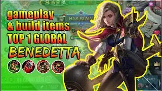 ITEM BUILD BENEDETTA TERSAKIT 2021 - BUILD BENEDETTA TOP GLOBAL MOBILE LEGENDS