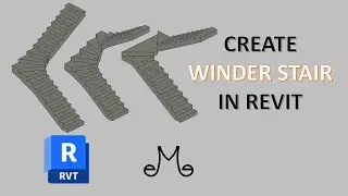 Revit Tutorial - Stairs - how to create winder stairs