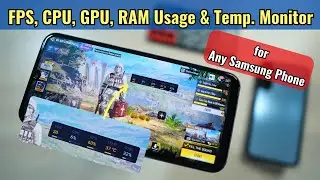 Samsung Phone FPS Monitoring | Perf Z Game Plugin - Track Live FPS, CPU, GPU Usage & Temperature