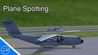 Plane Spotting at Main Airport | Turboprop Flight Simulator