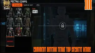 Black Ops 3 Obtenir tenue Top Secret Heros