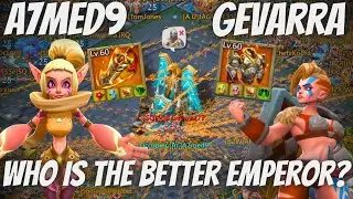 Lords Mobile - A7med9 Teleporting Rallies vs SSq and Gevarra