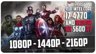 MARVEL'S AVENGERS - RX 5600 XT 6GB + i7 4770K + 16GB RAM | 1080p - 1440p - 2160p | СlevoGame