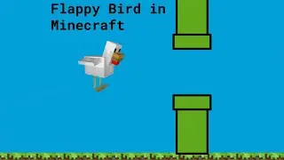 I Made Flappy Bird in Minecraft Using Commands