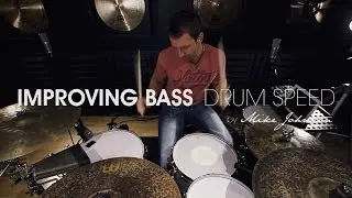 DRUM LESSON: Improving Bass Drum Speed - by Mike Johnston