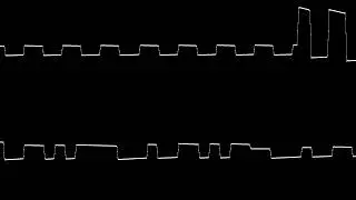 Kirby's Adventure - Butter Building [Atari 2600 TIunA Cover] [Oscilloscope View]