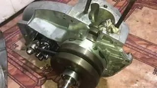 Двигатель Ява (Jawa) 350/360 тест 25.11.2019 после ремонта (г. Орехово-Зуево, Московская обл)