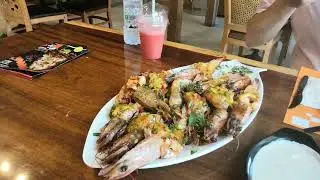 صحن روبيان من مطعم يحي للمأكولات البحرية في دبي Yahya Sea Food Dubai 17.05.2022