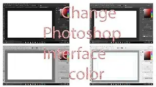 How to Change Photoshop CC interface color theme -