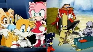 Sonic X Deleted Scenes: Tails Fix The Damage In The Blue Typhoon/Dinner Served In An Igloo