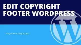 How to Edit the Default Copyright Footer of a WordPress Theme