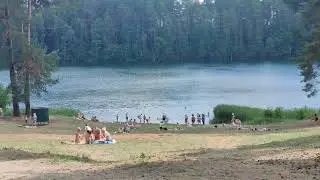 Боровка . Лепельский район . Городской пляж . 18 Июля 2023г