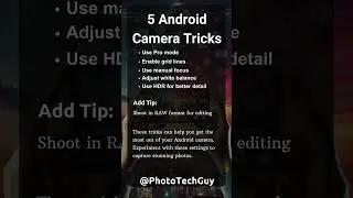 5 Android Camera Tricks! #shorts