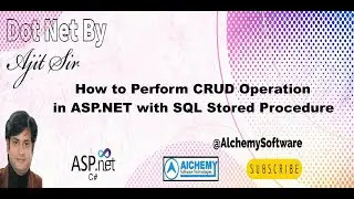 Complete CRUD Operation  in asp.net C# with SQL server| SQL stored procedure