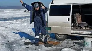 Рыбалка в Приморье. Тавричанский лиман. 26 - 27.02.2020 г. Камбала, сельдь.