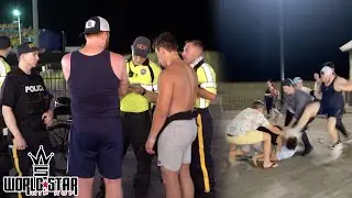 COPS BREAK UP FIGHT IN SEASIDE HEIGHTS!