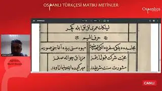 Osmanlıca Matbu Metin Okumaları (39. Ders)