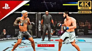 Charles Oliveira vs Islam Makhachev | UFC 5 Realistic Gameplay PS5