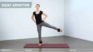 EXERCICE SQUAT ABDUCTION avec haltères souples
