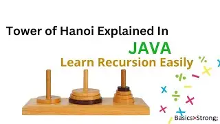 Mastering Tower of Hanoi in Java | Step-by-Step Guide for Beginners | Java tutorial for beginners