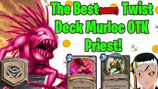 Confuse Twist Ladder With Murloc OTK Priest! | Miracle Priest Hearthstone Twist Wonders Priest Deck