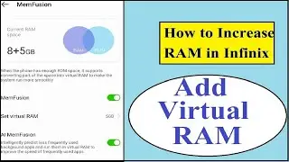 How To Expand RAM in Infinix Note 12 Pro 5g | How to Increase RAM on Infinix |Virtual RAM in Infinix