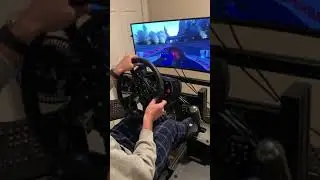 $10k 💰 racing simulator in my basement with full motion 🏎