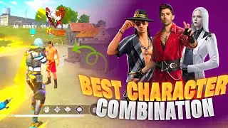 Allrounder {BR & CS RANKED} Best character combination in Freefire | AR ROWDY 99 ✓