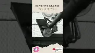 3D Printing Building in the 1930s Style | #shorts #3dprinting