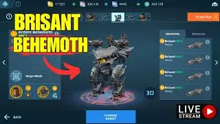 New! Brisant Ardent Behemoth Worth It? (War Robots) Update 9.4 + Giveaway Winners 
